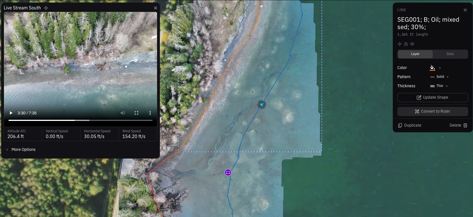 Drone-Assisted SCAT Operations